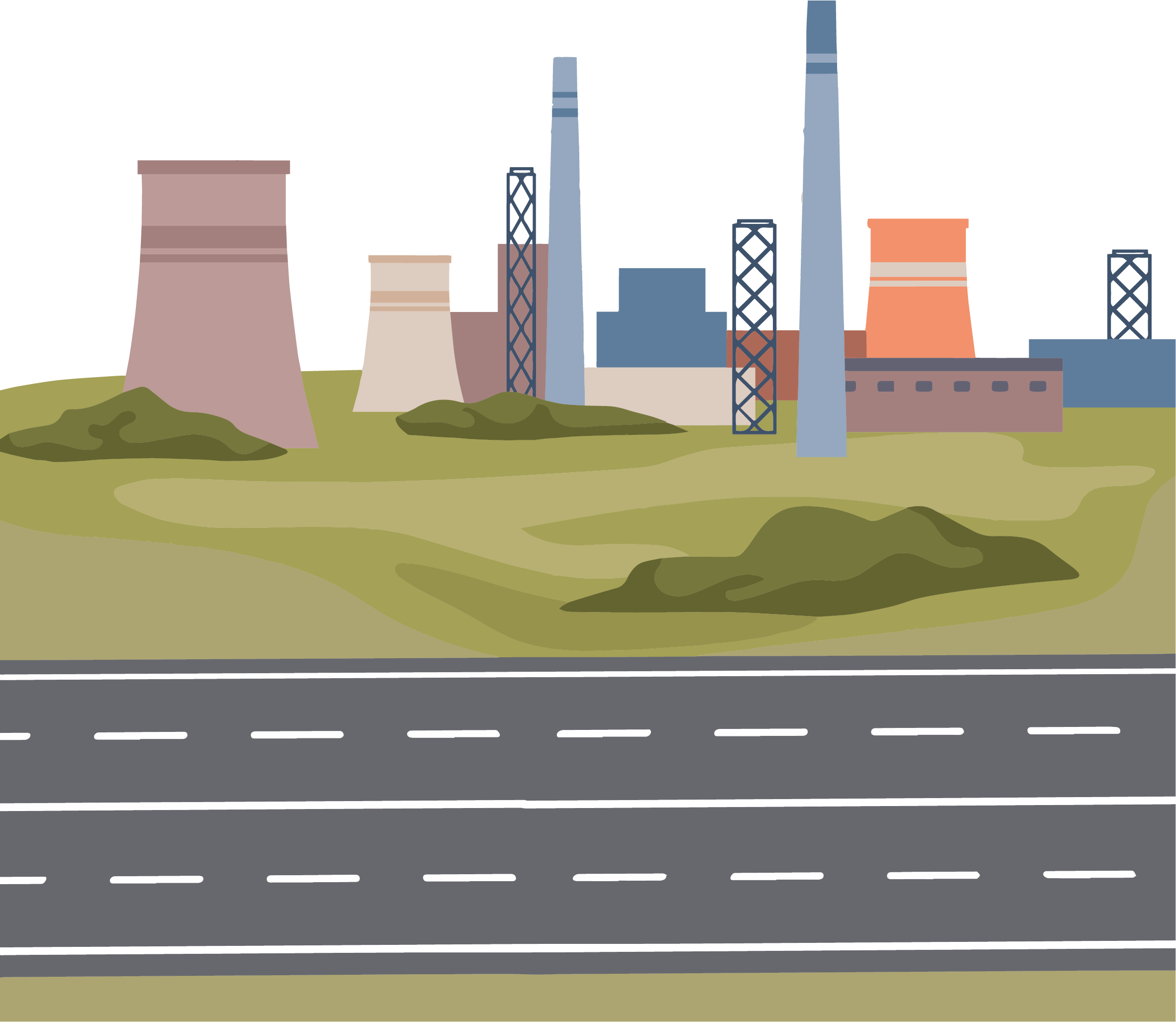 Stadt 1950-2000 Basis Hintergrundbild